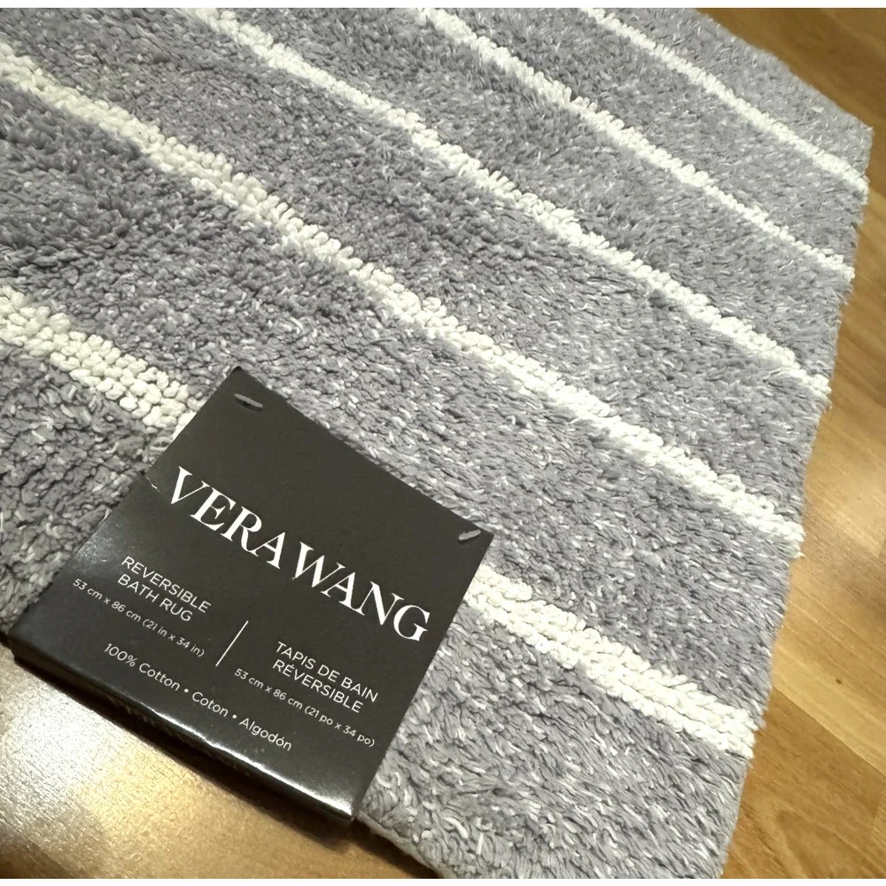 Vera Wang Luxury Plush Reversible Bath Bathroom Rug 21